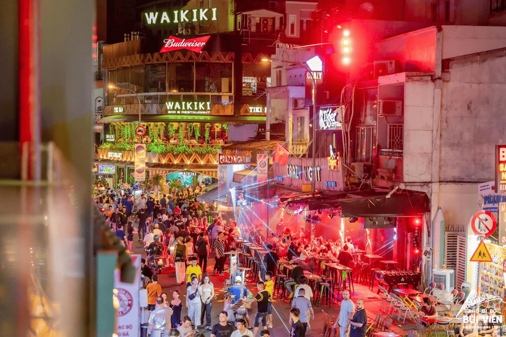 Bui Vien Walking Street is where the city’s heart beats loudest (Source:  Fanpage Phố đi bộ Bùi Viện - Bui Vien Walking Street)